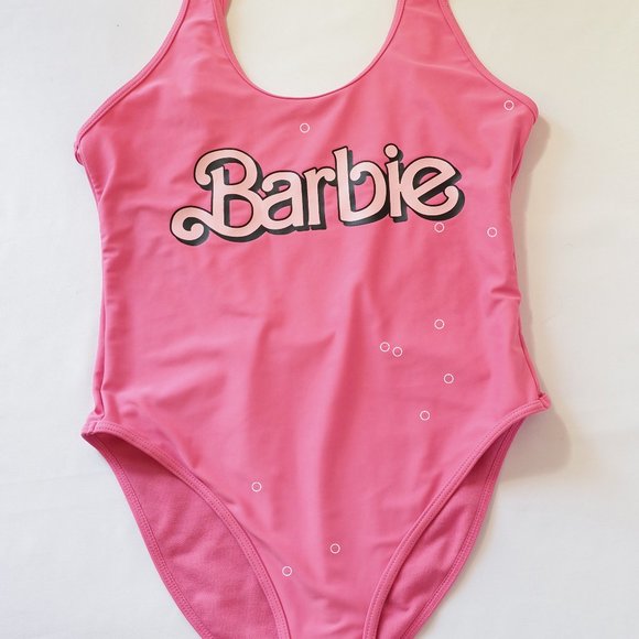Barbie Pink One-piece Swimsuit - Size M - Picture 6 of 6